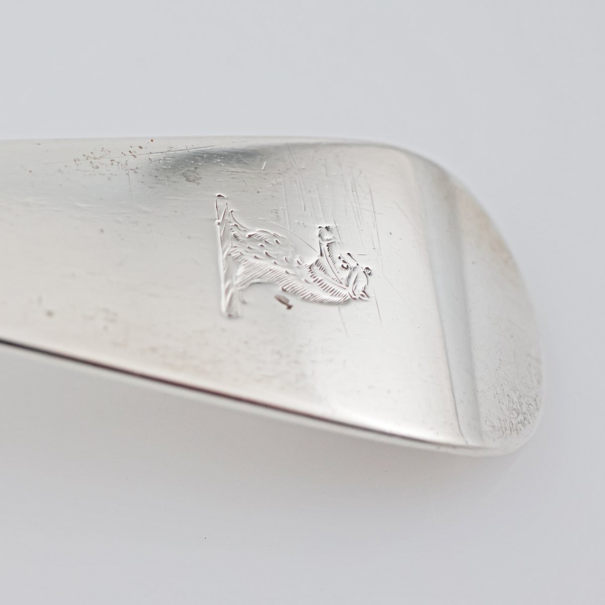 A Victorian Sterling Silver Ladle, John James Whiting?, London, 1856-photo-3