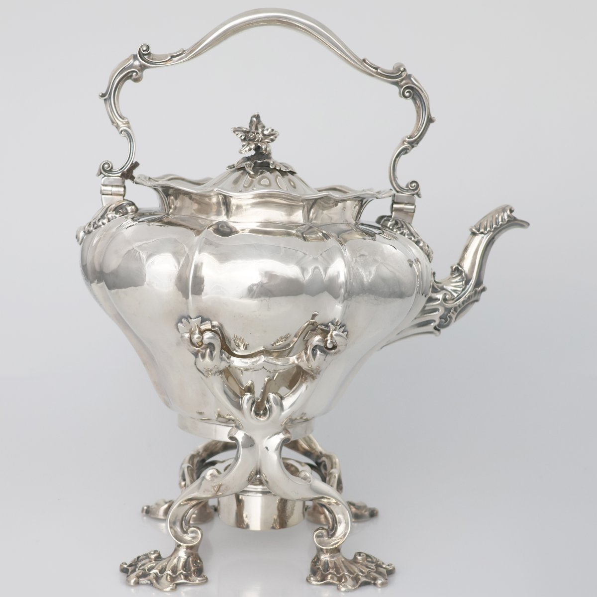 A William IV Sterling Silver Kettle On Stand, Paul Storr For Storr & Mortimer, London, 1832-photo-2