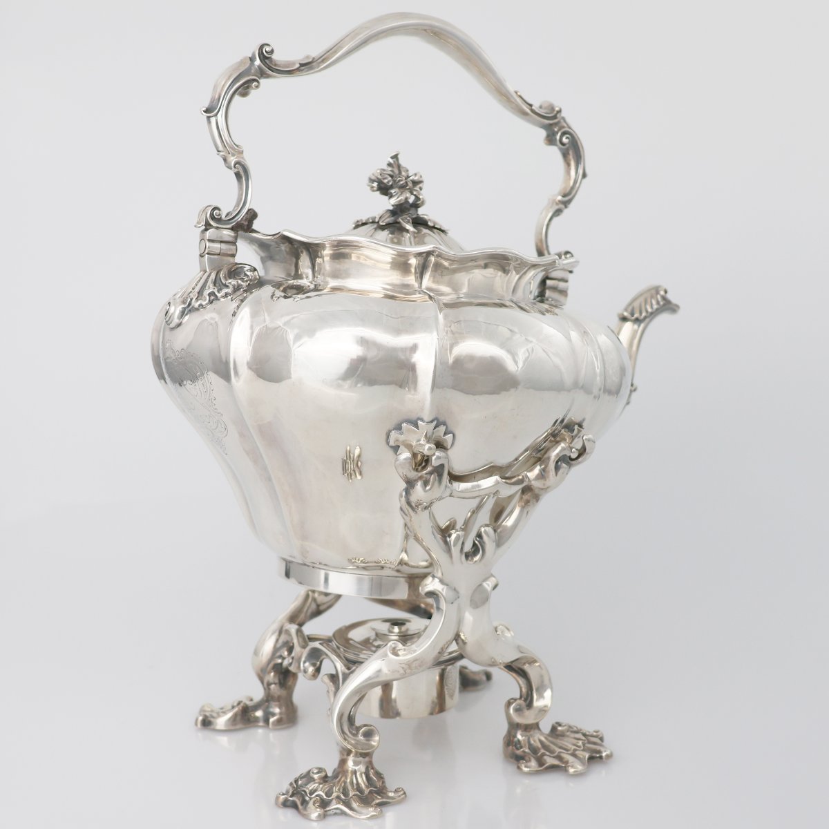 A William IV Sterling Silver Kettle On Stand, Paul Storr For Storr & Mortimer, London, 1832-photo-3