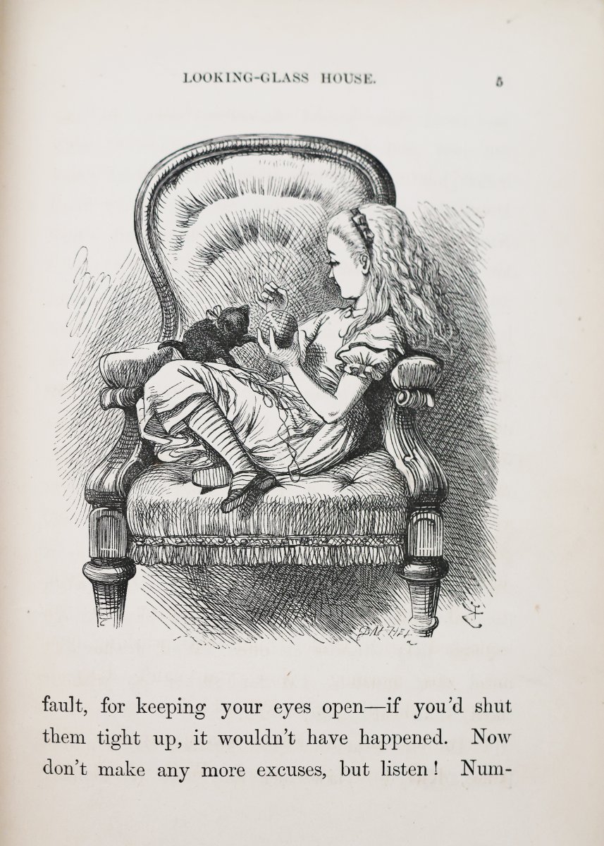 Through the looking-glass, and what Alice found there. By Lewis Carroll. Macmillan and Co, 1872-photo-1
