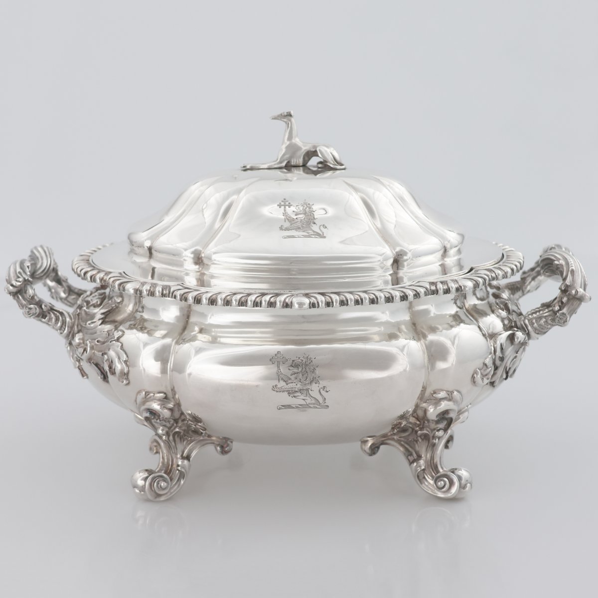 Soupière en argent sterling George III, Paul Storr, Londres, 1813-photo-2