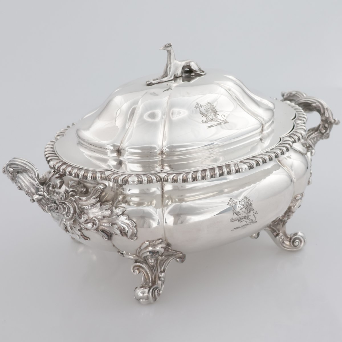 Soupière en argent sterling George III, Paul Storr, Londres, 1813-photo-1