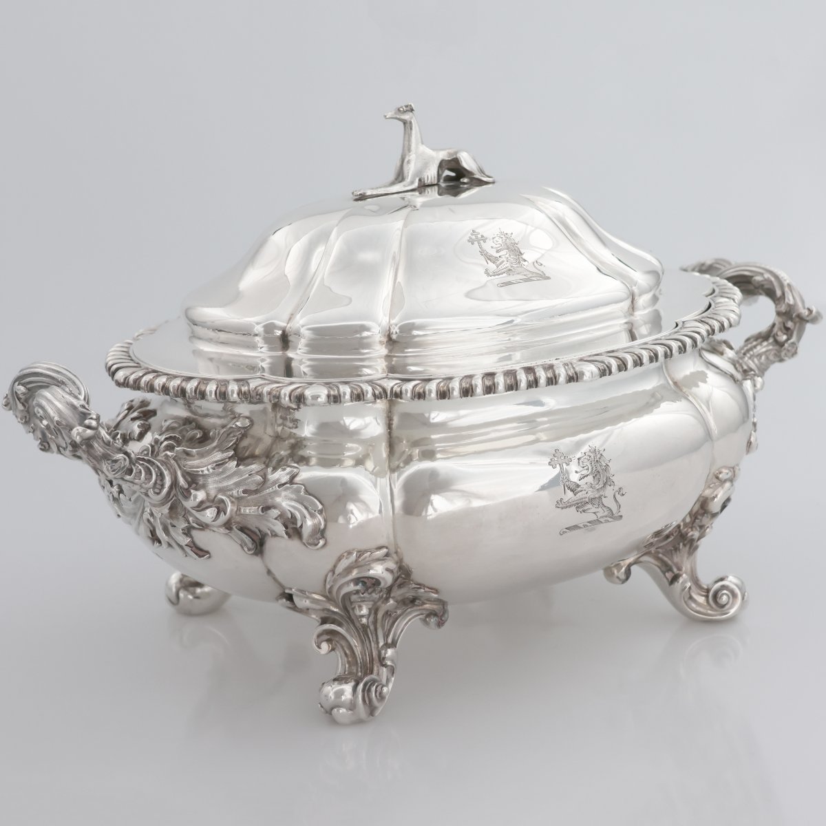 Soupière en argent sterling George III, Paul Storr, Londres, 1813