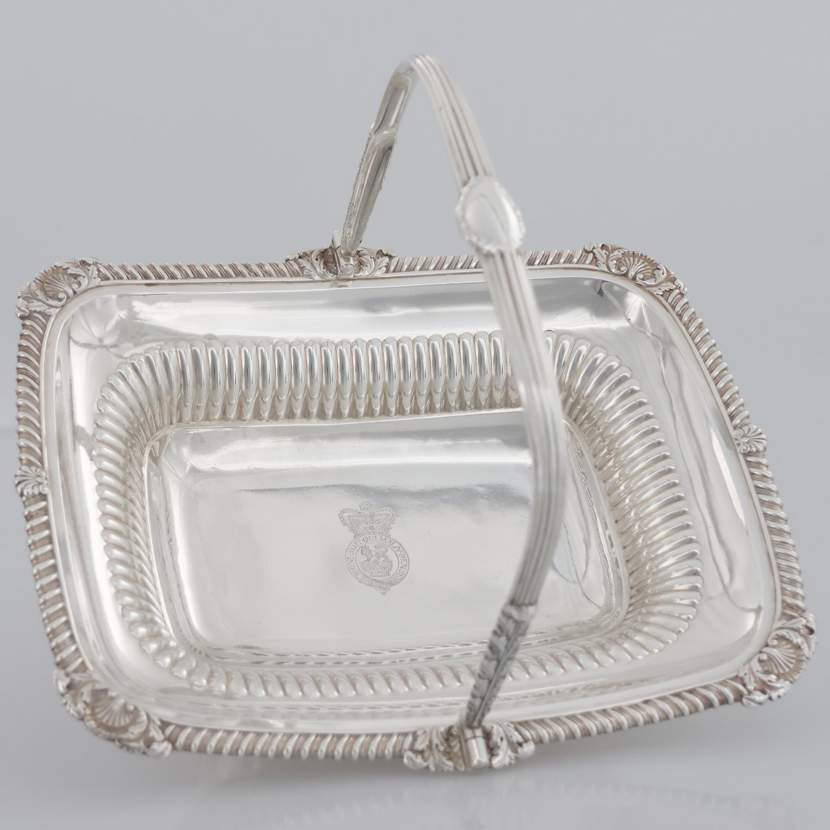 Corbeille en argent sterling George III, Paul Storr, Londres, 1818-photo-4