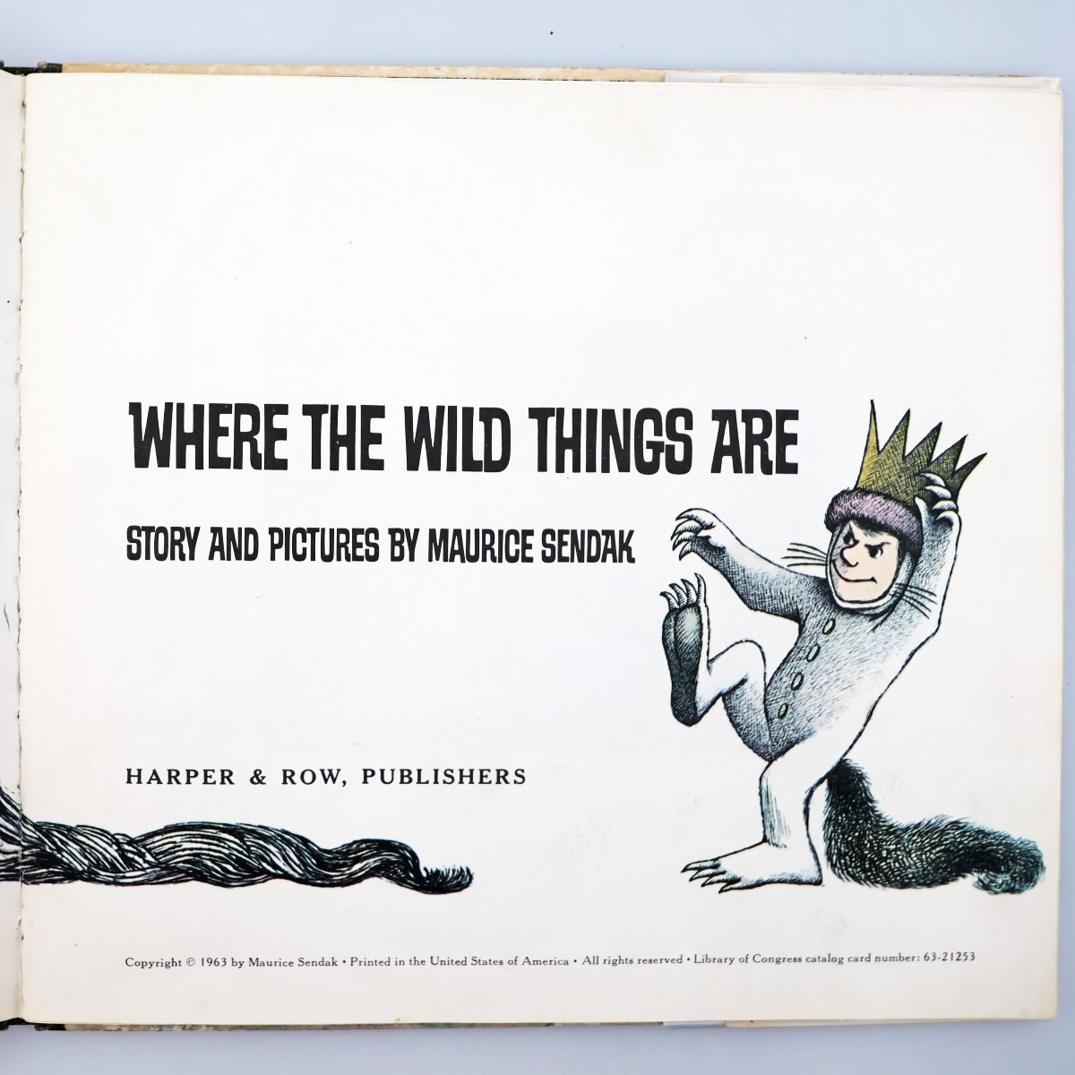 Where The Wild Things Are. Story And Pictures By Maurice Sendak. New York. Harper & Row, 1963-photo-4