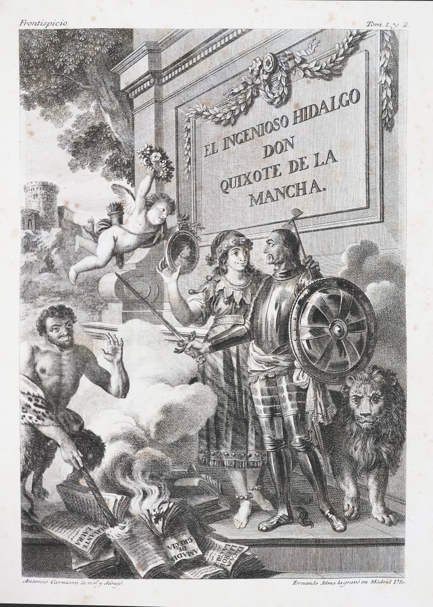 El Ingenioso Hidalgo Don Quixote de la Mancha.. Miguel de Cervántes.. Don Joaquin Ibarra. 1780-photo-4