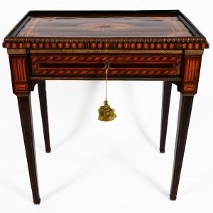 Table marquetée en diverses essences de bois, Sicile, XVIIIᵉ siècle