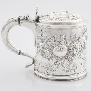 A Charles II Sterling Silver Tankard, Ws Silversmith, London, 1676?