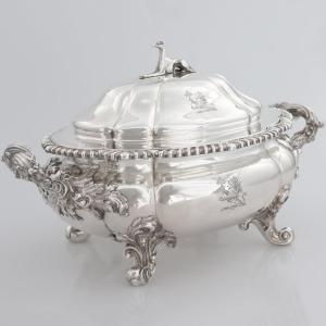 Soupière en argent sterling George III, Paul Storr, Londres, 1813