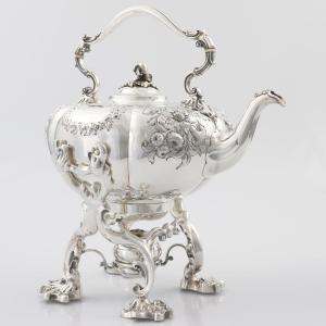 Bouilloire en argent, Guillaume IV, Paul Storr pour Storr & Mortimer, Londres, 1837