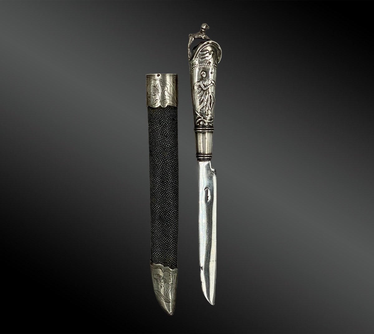 Dutch Travel Knife, Early Eighteenth Century-photo-2