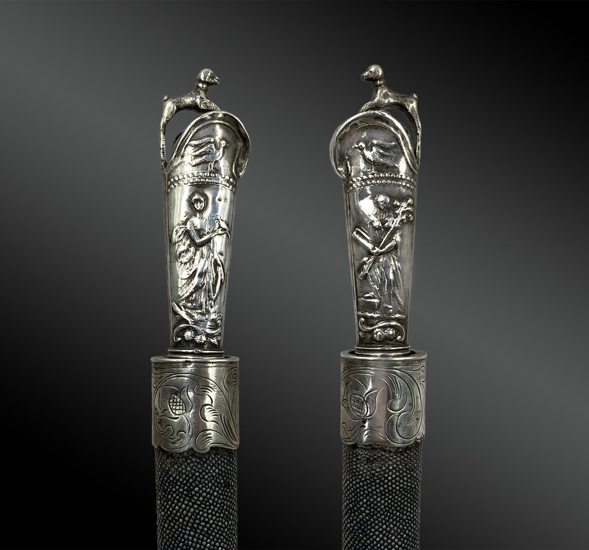 Dutch Travel Knife, Early Eighteenth Century-photo-3