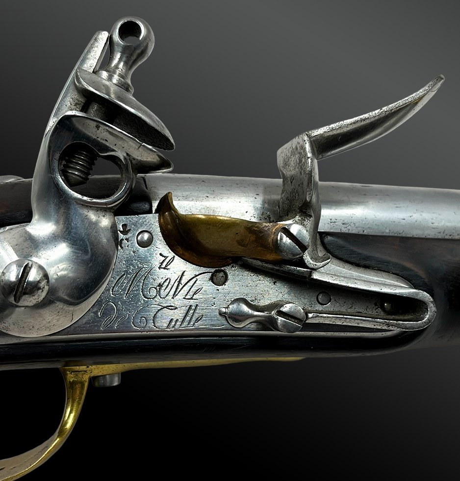 Pistolet De Marine Modèle 1786 - France - XVIIIème Siècle-photo-3