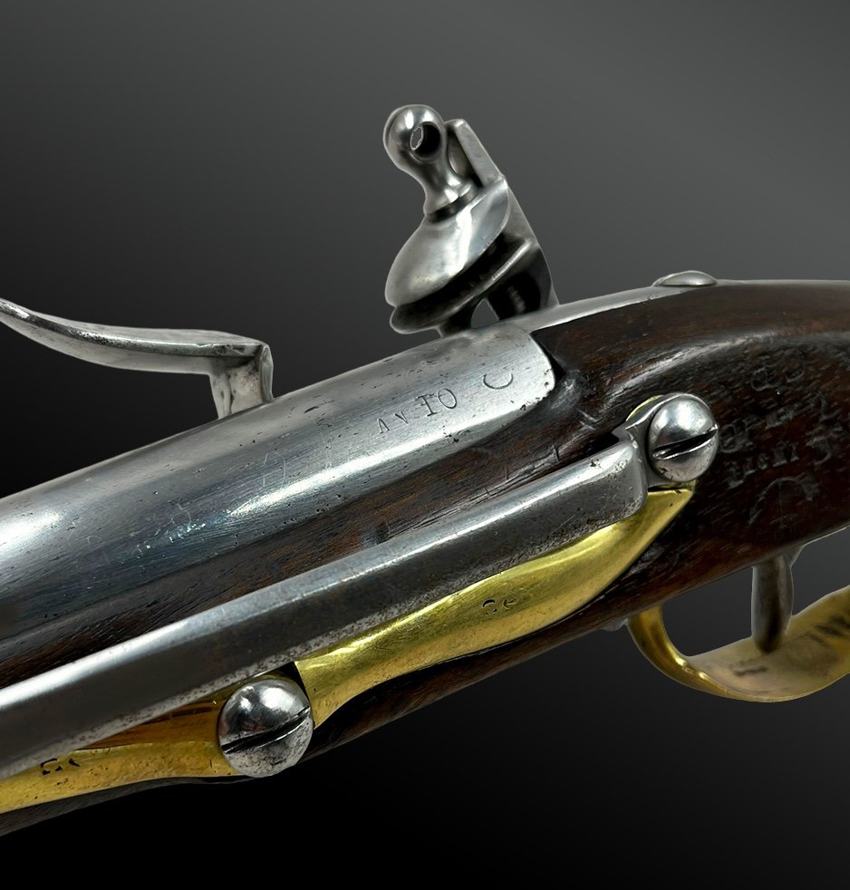 Pistolet De Marine Modèle 1786 - France - XVIIIème Siècle-photo-4