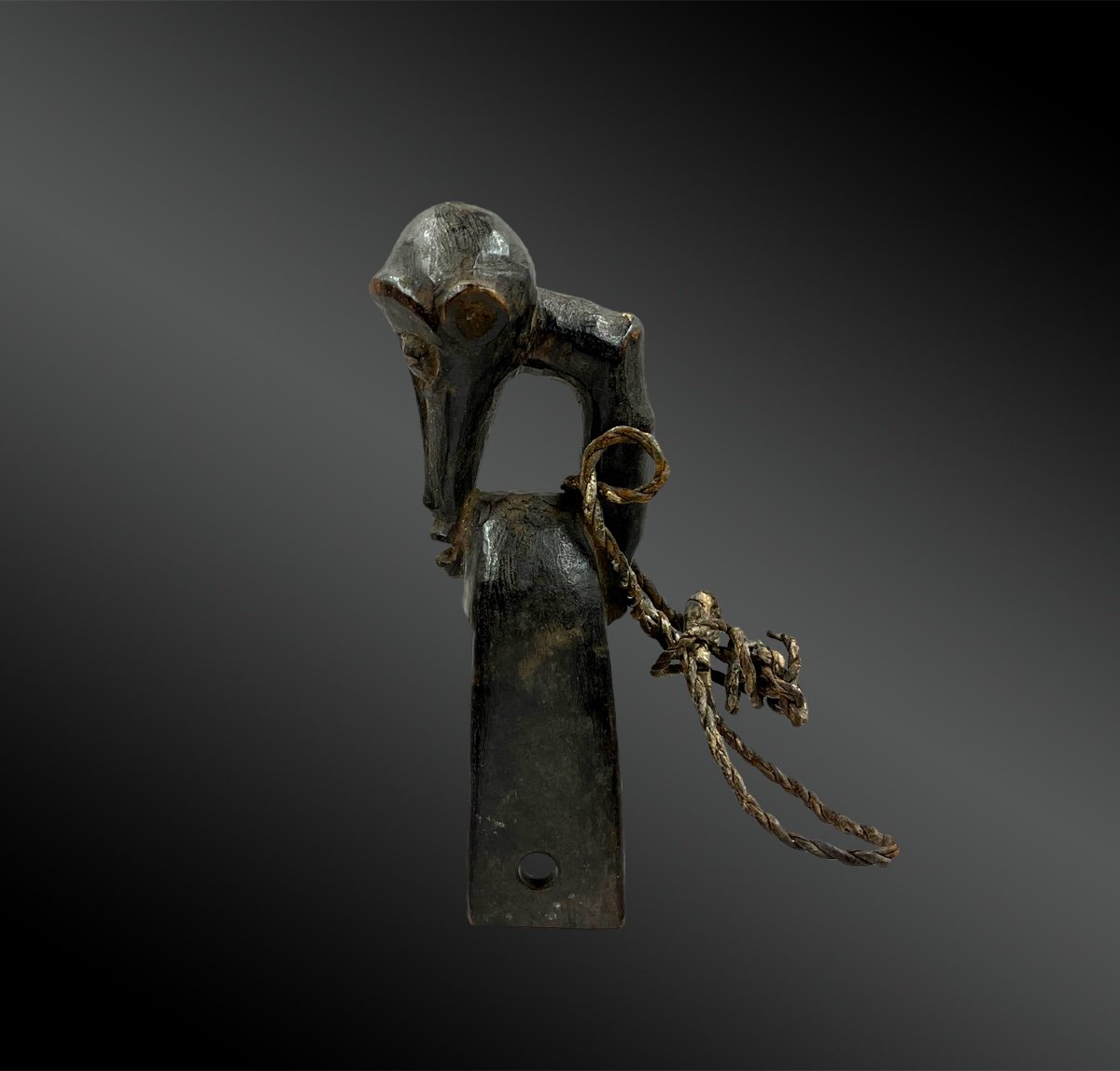 Pulley Stirrup - Djimini Culture, Ivory Coast - First Half Of The 20th Century-photo-3