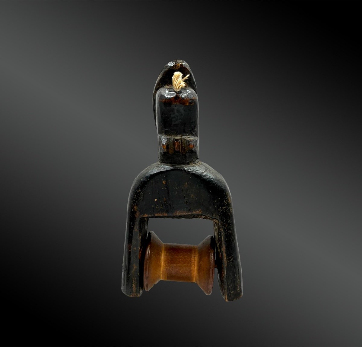 Pulley Stirrup - Djimini Culture, Ivory Coast - First Half Of The 20th Century-photo-3