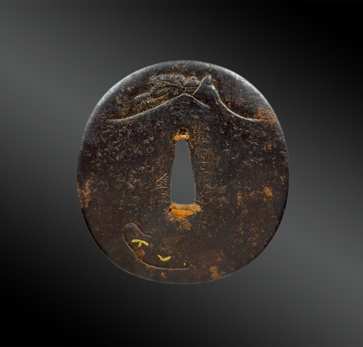 Garde De Katana, Appelée Tsuba - Japon - Période Edo (1603-1868) -photo-2