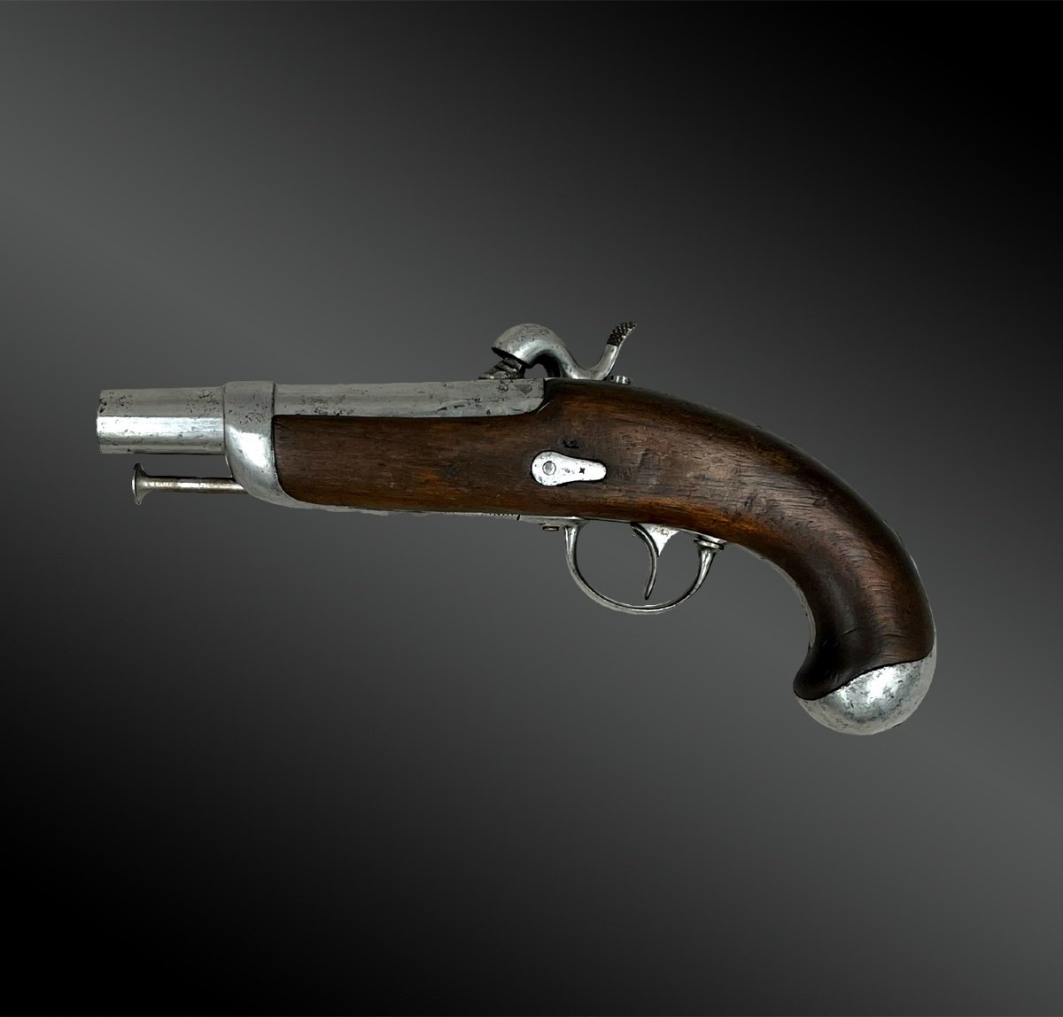 Pistolet De Gendarmerie Modèle 1842 - France - XIXème Siècle-photo-2