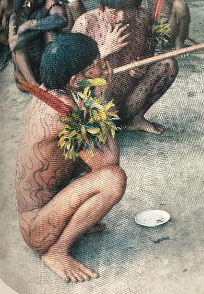 Trumpet - Juruna Indians, State Of Mato Grosso, Center-west Of Brazil - 20th Century-photo-1