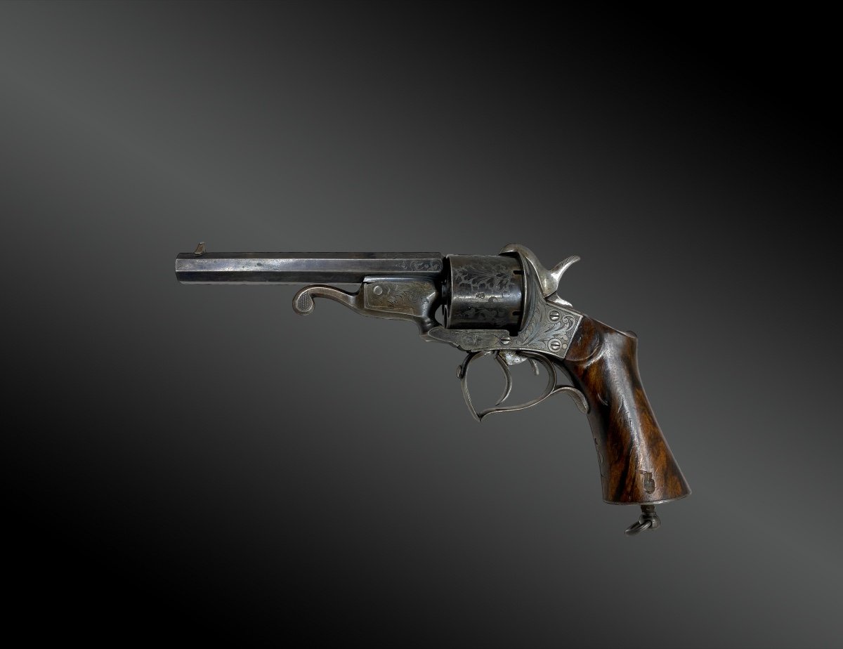 Pinfire Revolver System Javel France Circa 1860-photo-2