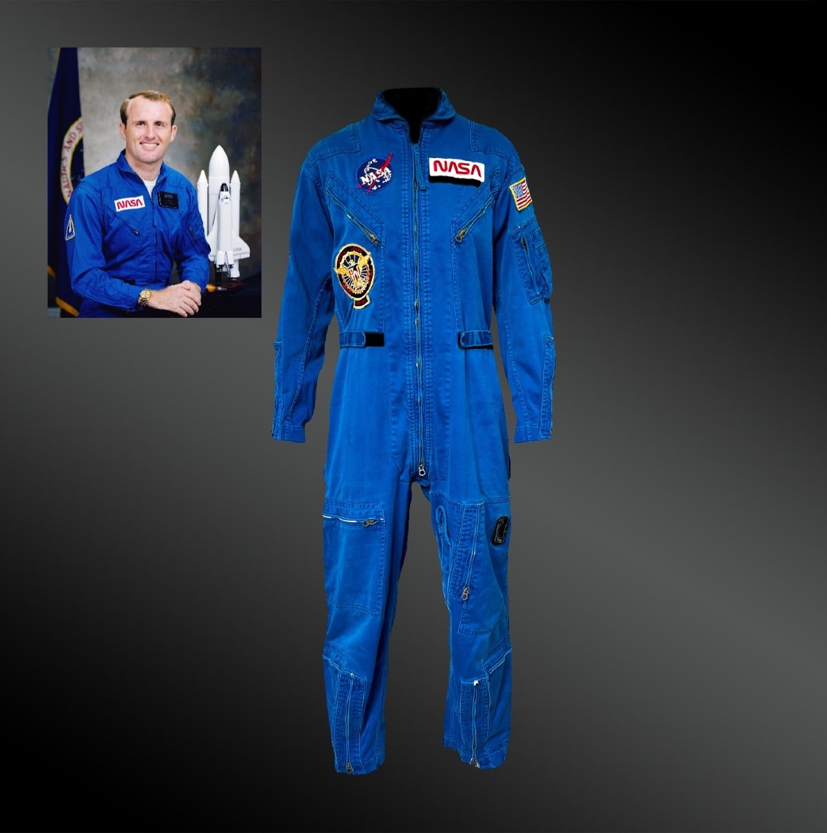 Combinaison D’astronaute De La Nasa  Ayant Appartenue à Astronaute Américain James F. Buchli 