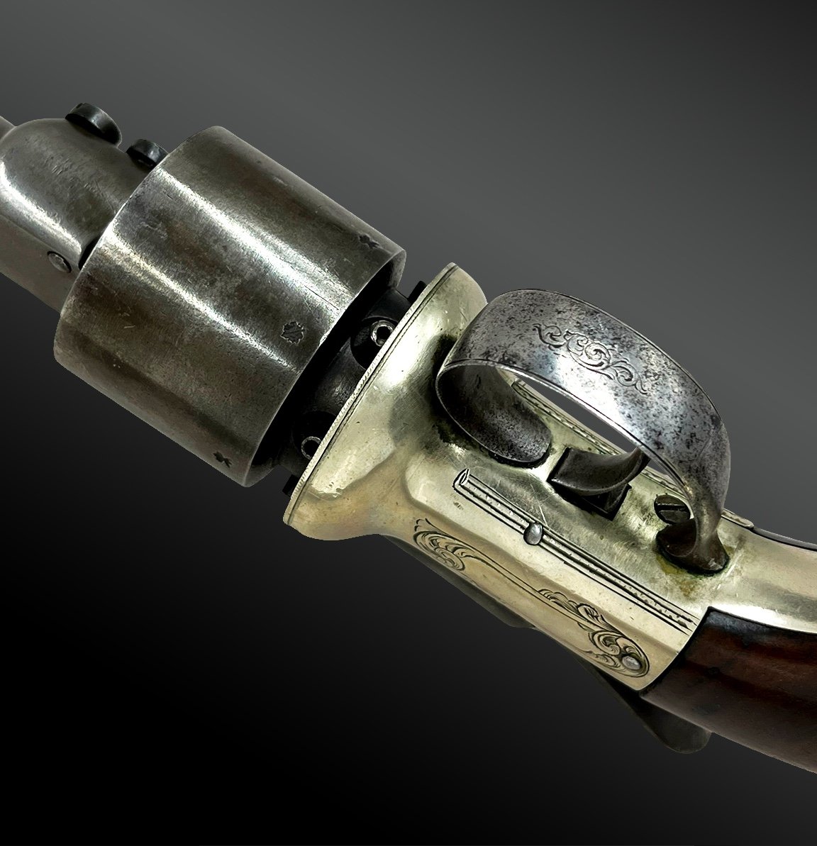 System Revolver Tk Baker Model 1852 - London, United Kingdom - XIXth Century-photo-3