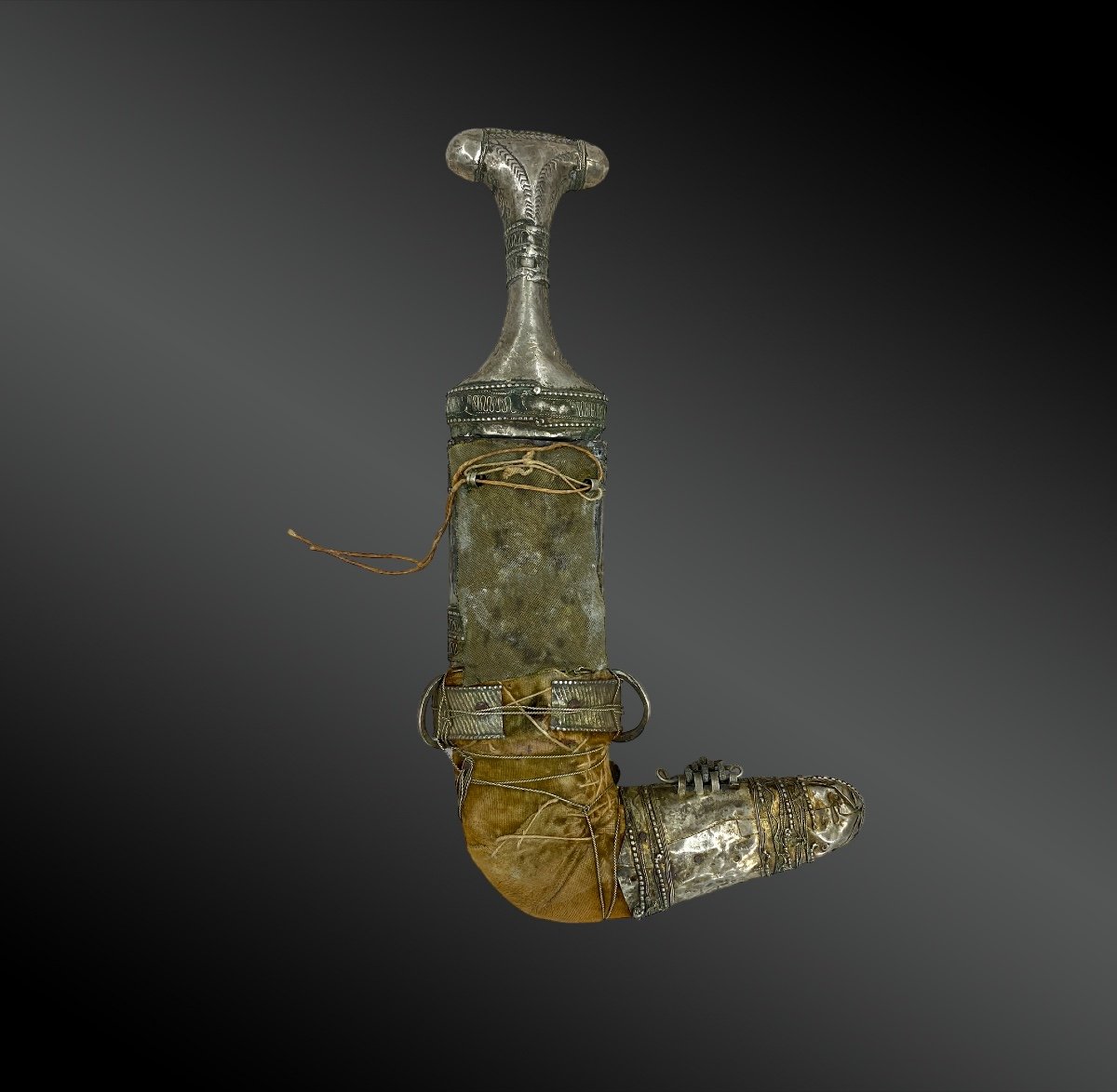 Dagger Jambiya Yemen Or Saudi Arabia, 20th Century-photo-2