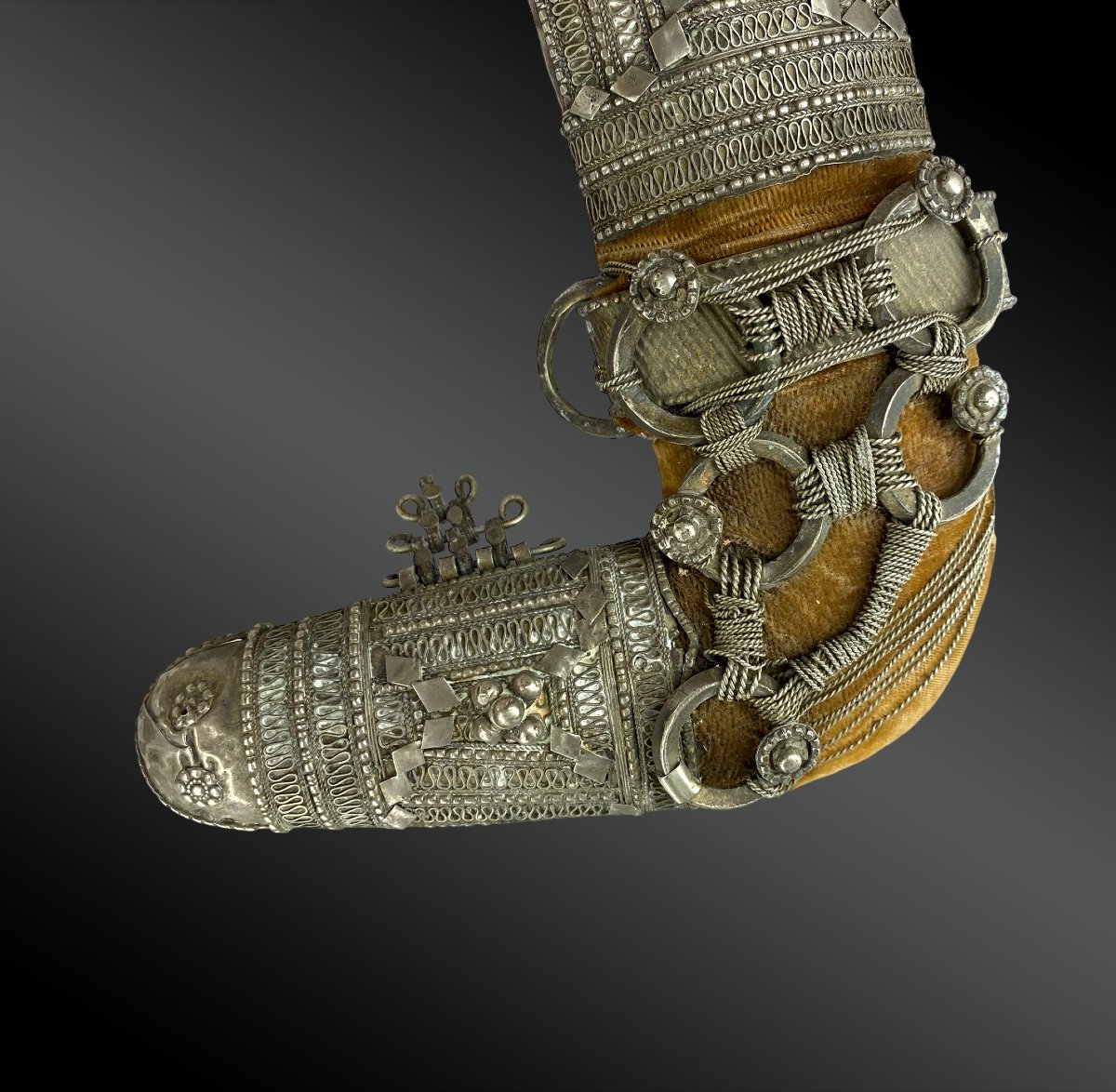 Dagger Jambiya Yemen Or Saudi Arabia, 20th Century-photo-4
