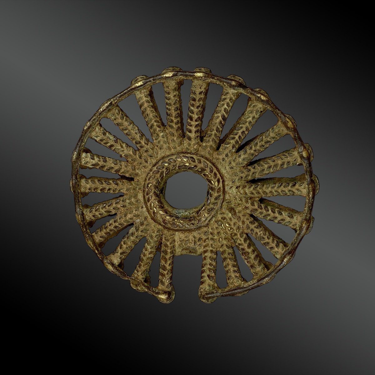 Pendant, Called “dogon Sun” Mali 20th Century-photo-3