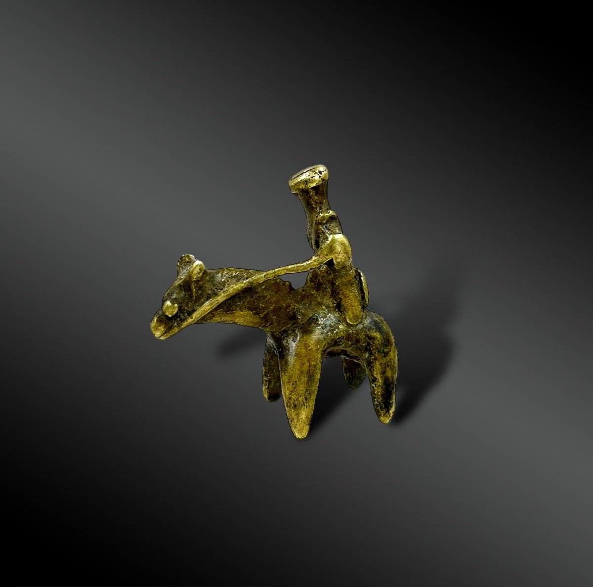 Talisman Figurant Un Cavalier - Culture Kotoko, Afrique Centrale - XIXème Siècle