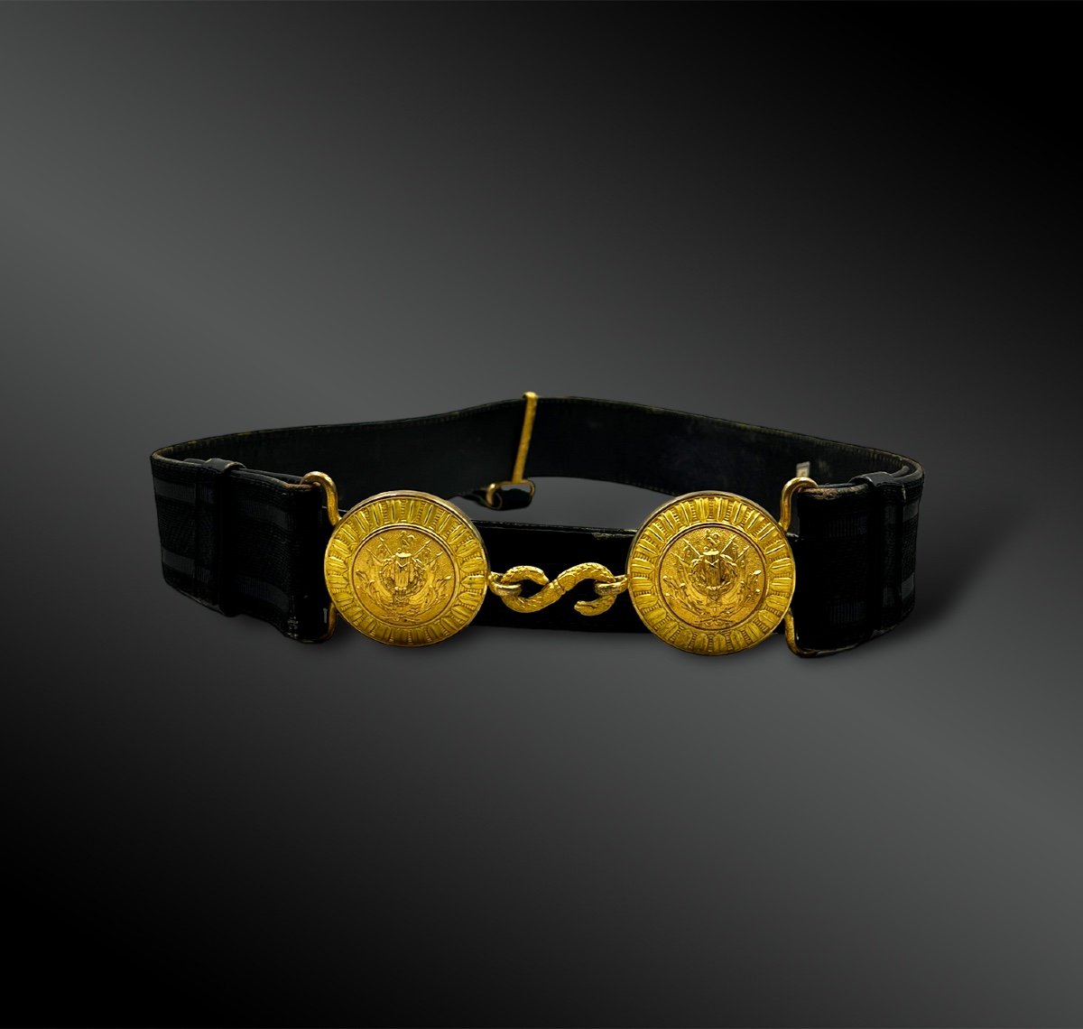Stewardship Officer's Belt - France - 19th Century-photo-2
