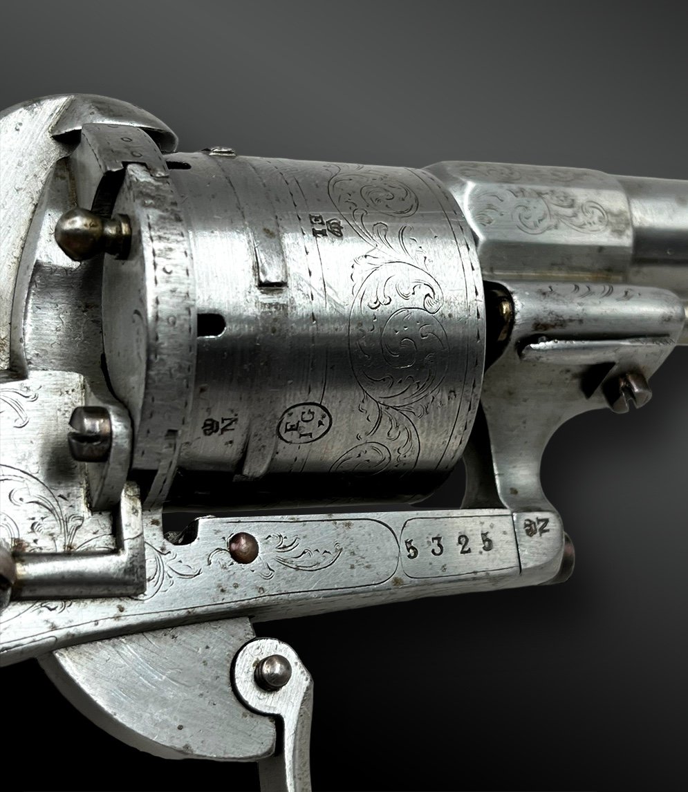 Revolver Eugène Lefaucheux - France - XIXème Siècle-photo-2