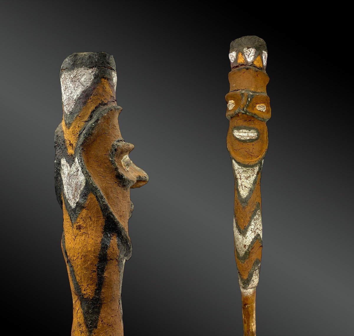 Bâton De Danse, Vanuatu Mélanésie, Nouvelles-hébrides. XXème Siècle-photo-3