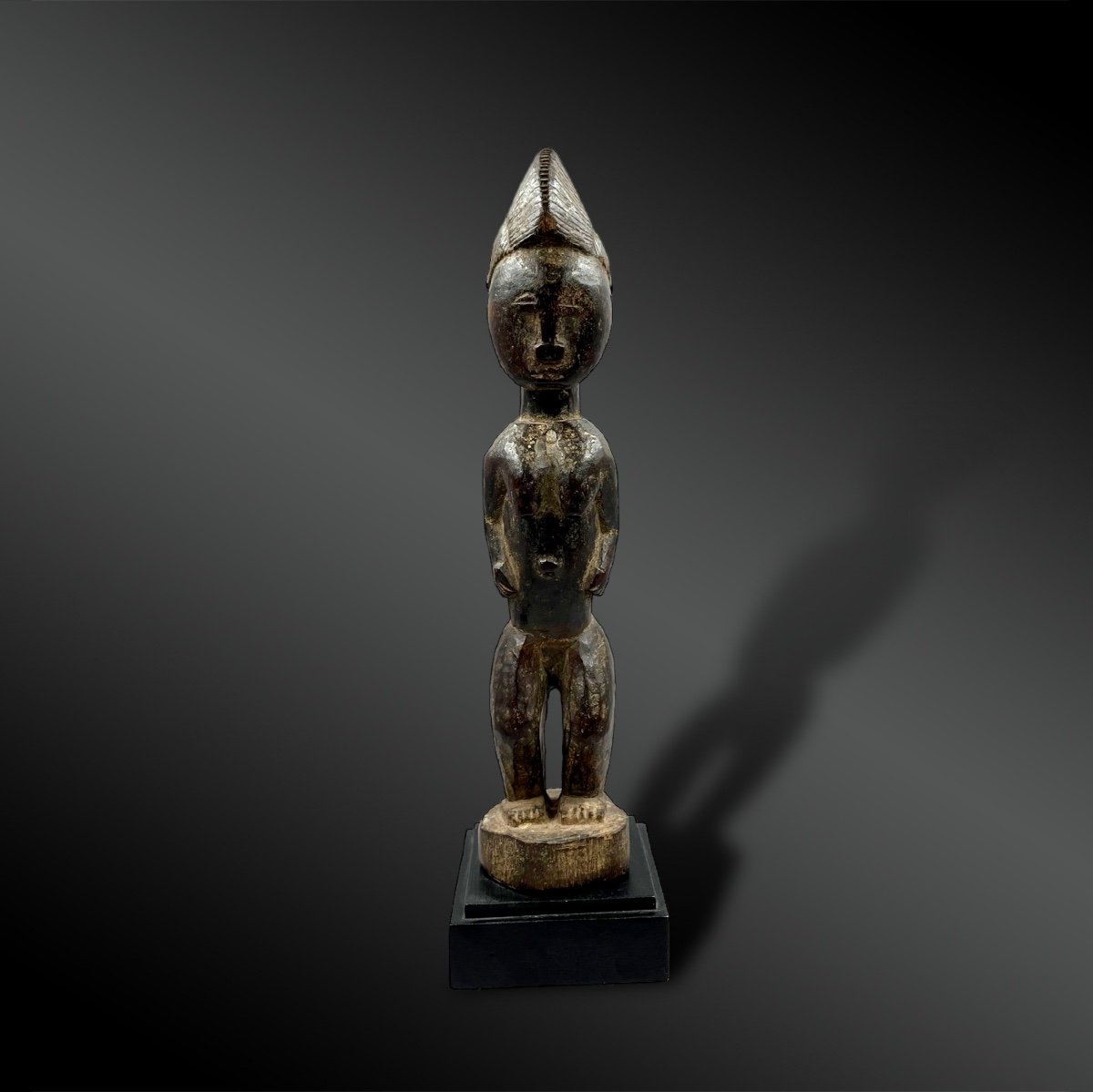 Female Statuette - Baoulé, Ivory Coast - First Half Of The 20th Century-photo-3