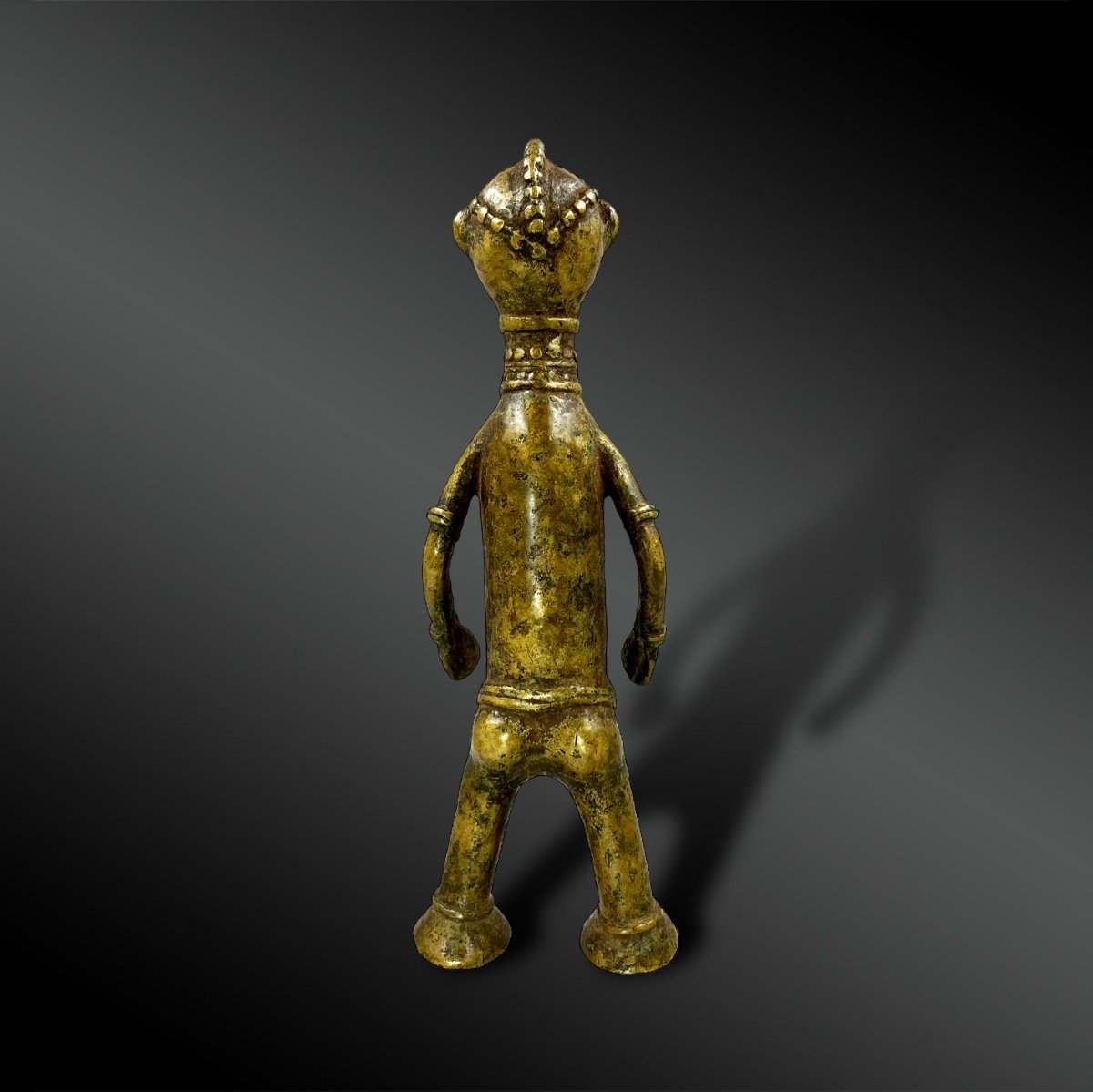 Anthropomorphic Statuette - Tiv Culture, Nigeria - First Half Of The 20th Century  -photo-4