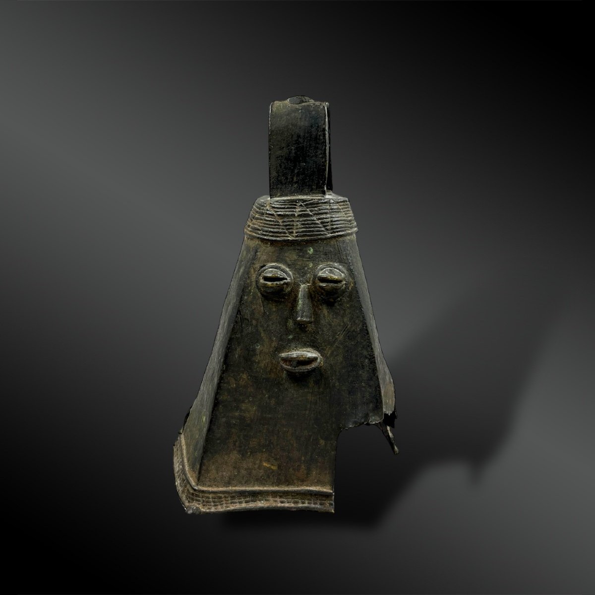 Ceremonial Bell - Kingdom Of Benin, Nigeria - 19th Century Or Earlier 