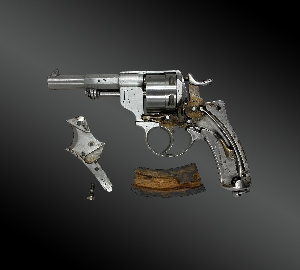 Revolver Réglementaire Modèle 1873 De Marine.-photo-3