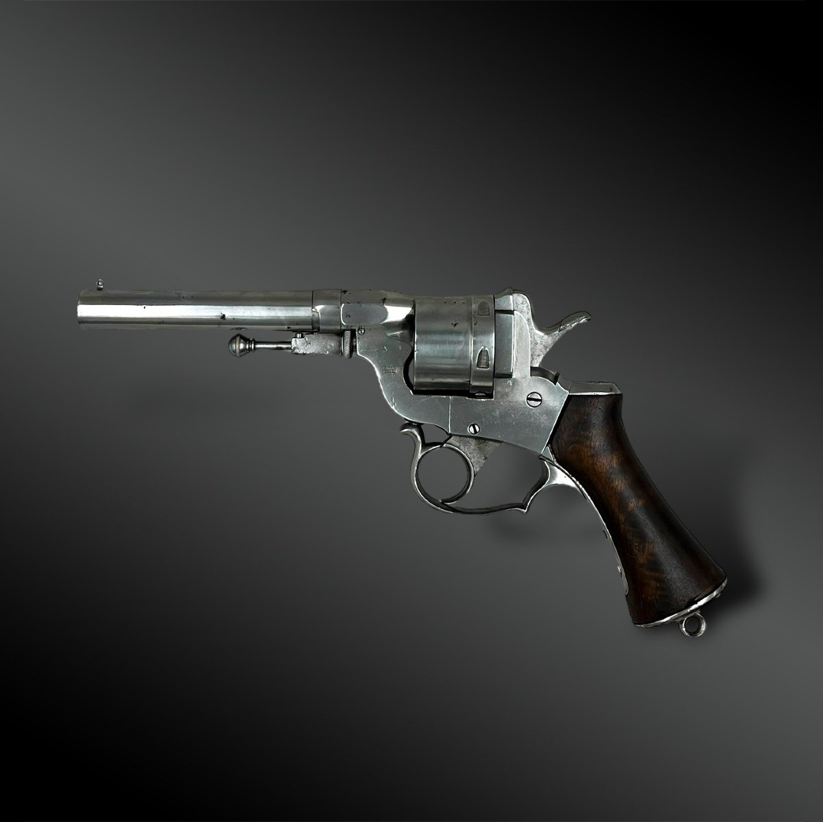 Revolver Perrin Modèle 1859, 2ème Type - Paris, France - XIXème Siècle-photo-1