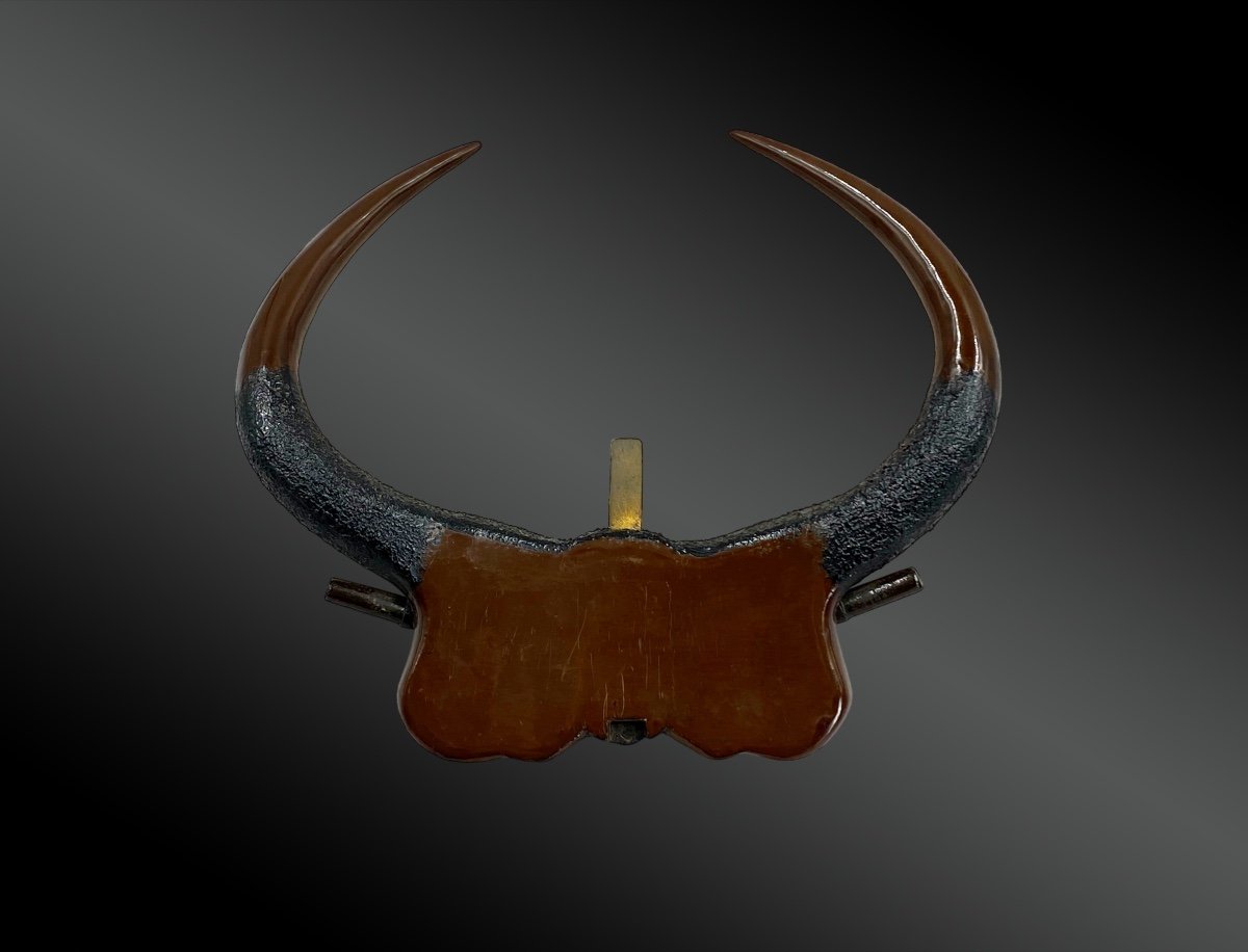 Maedaté: Japanese Kabuto Helmet Ornament Japan, Meiji Era-photo-3