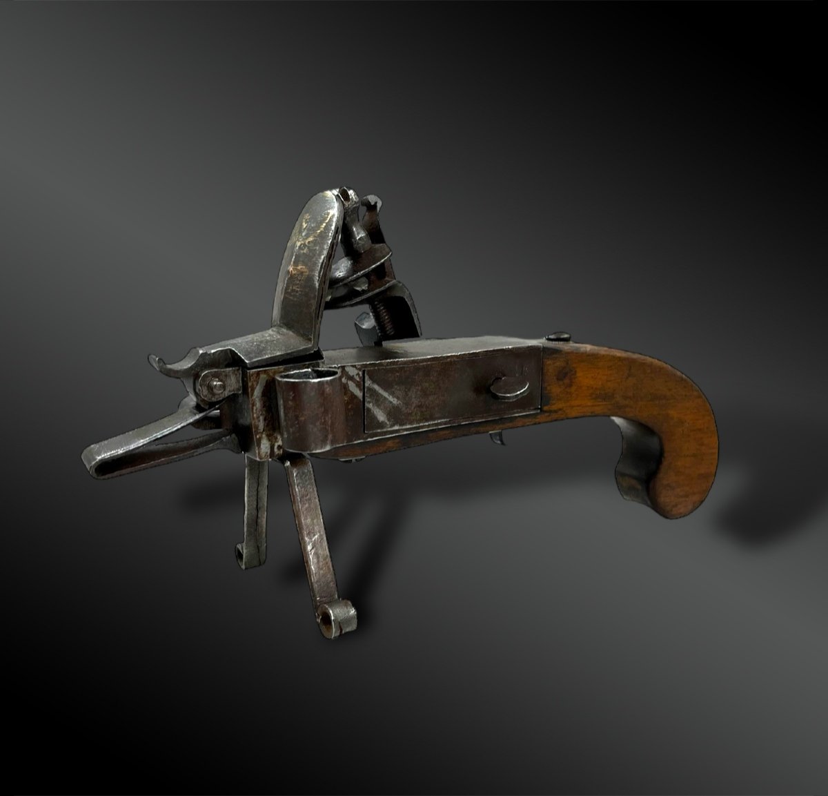 Flint Table Lighter - France - 19th Century -photo-3
