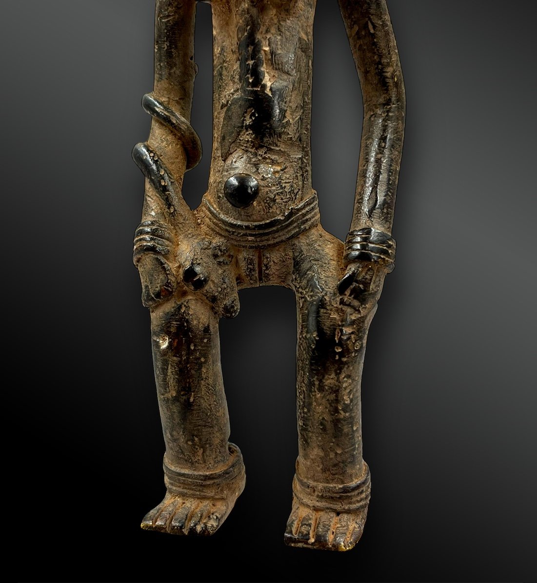 Female Statuette - West Africa - First Half Of The 20th Century -photo-4