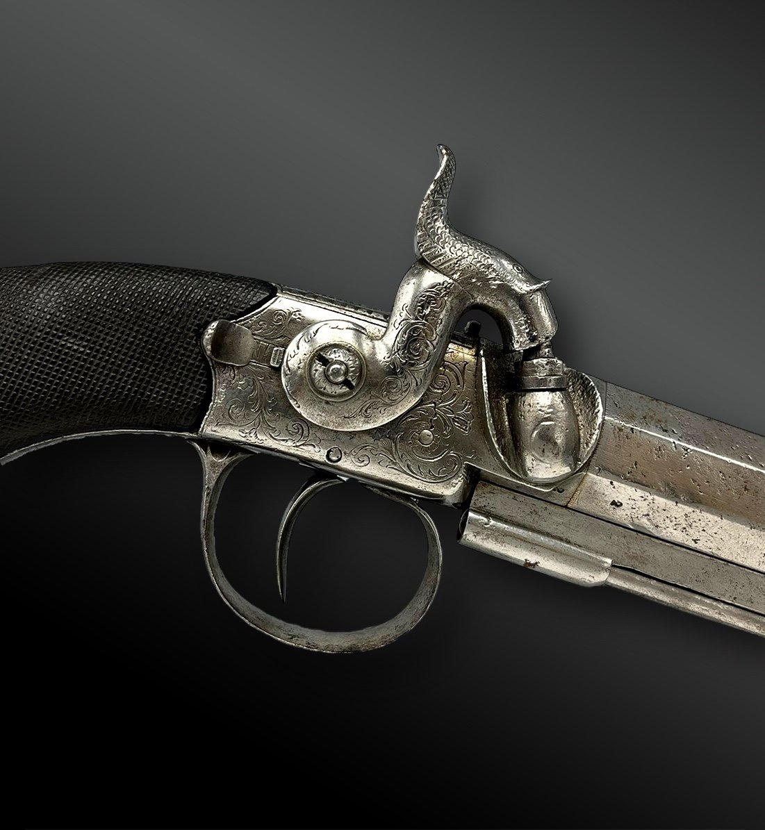 Paire De Pistolets Signée Thatam London - Londres, Royaume-uni - XIXème Siècle-photo-2