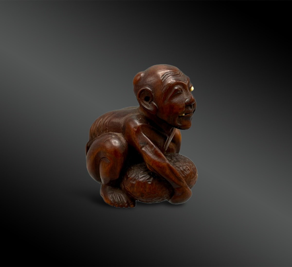 Netsuke Signé Takeyuki - Japon - Période Edo (1615 - 1868)-photo-3