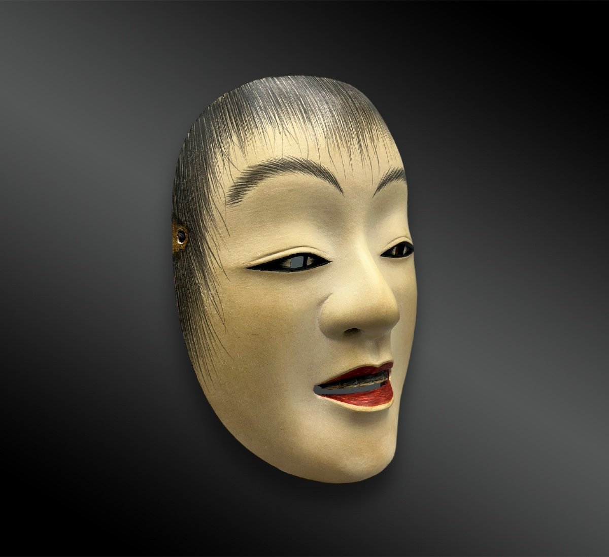 Dōji Mask From The Noh Theater - Japan - Shōwa Period (1868-1945) - 1937-photo-2