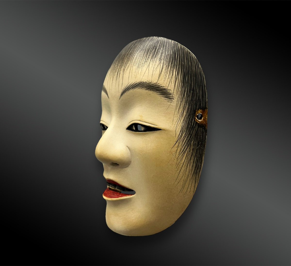 Dōji Mask From The Noh Theater - Japan - Shōwa Period (1868-1945) - 1937-photo-3
