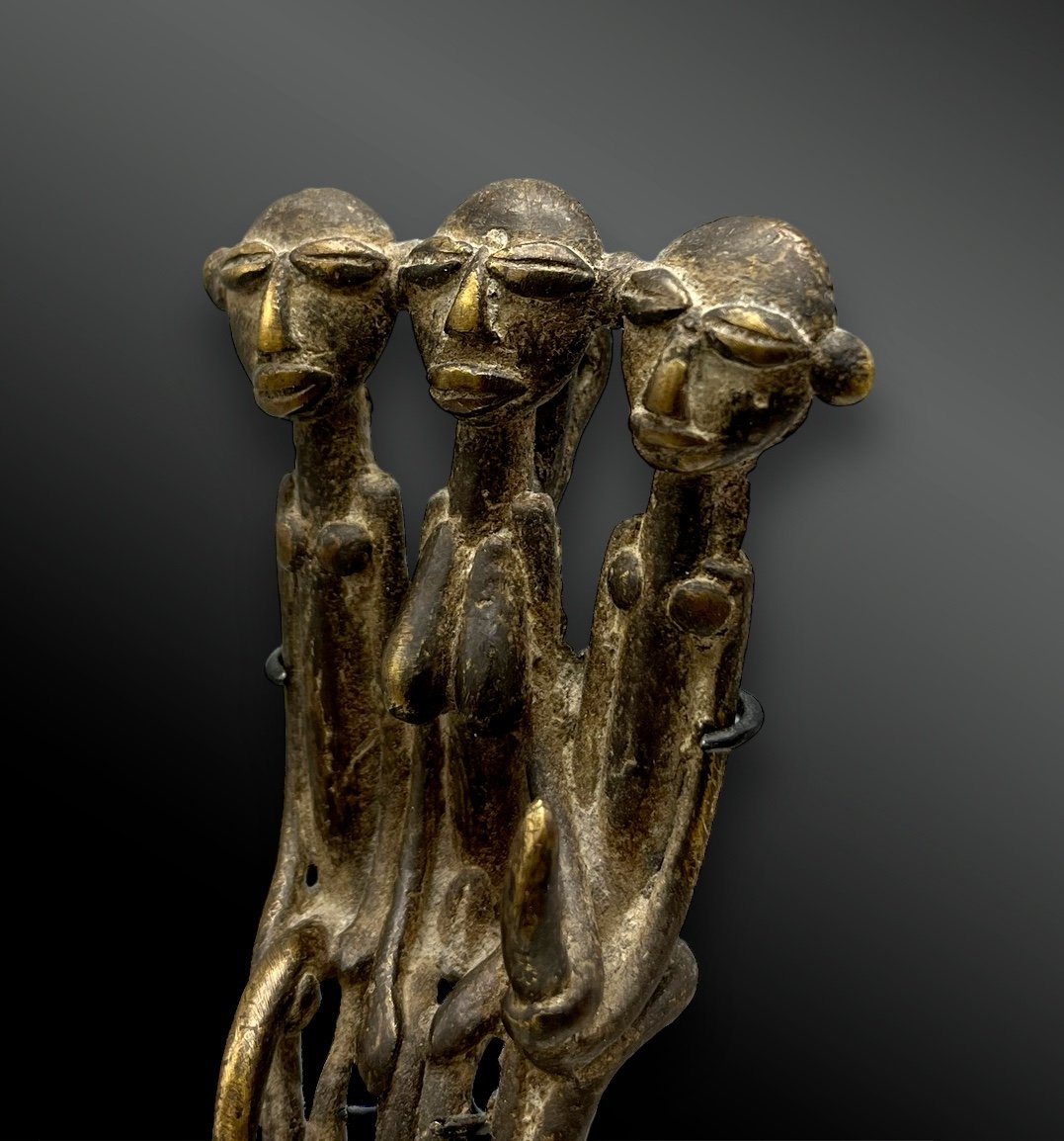 Statuette - Kulango Culture, Ivory Coast And Ghana - Circa 1900-photo-3