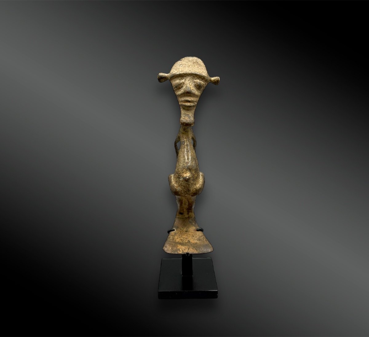 Statuette Anthropomorphe - Culture Kulango, Côte D’ivoire Et Ghana - Vers 1900-photo-2