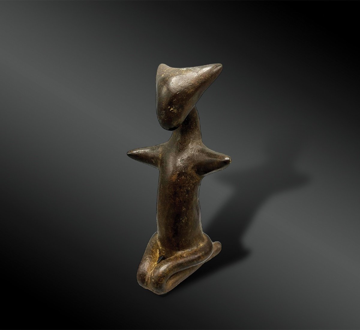 Statuette De Génie - Culture Kulango, Côte D’ivoire - XIXème Siècle Ou Antérieur
