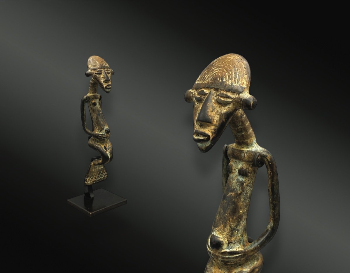 Anthropomorphic Statuette - Kulango Culture, Ivory Coast And Ghana - Circa 1900