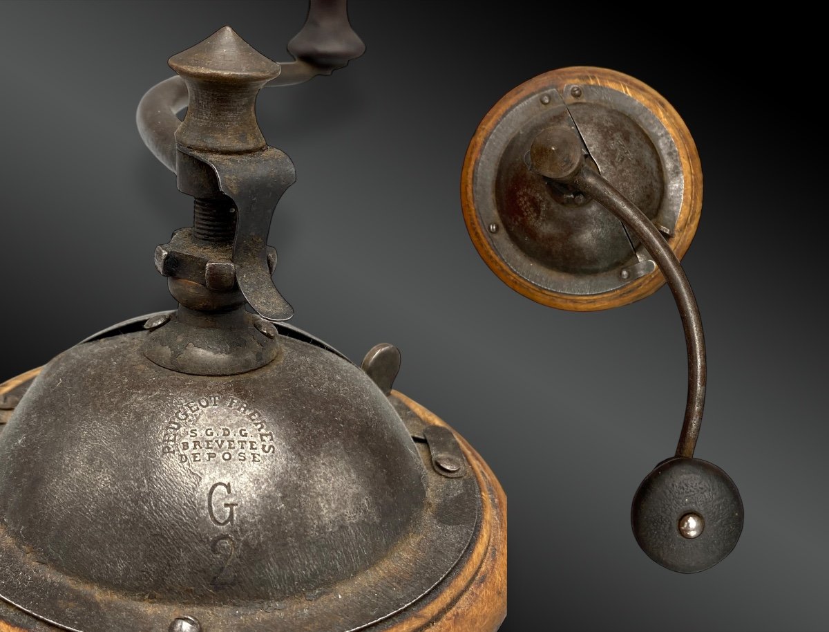 Peugeot Frères Coffee Grinder Model G2 France 20th Century-photo-2